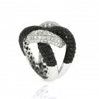 Black & White Fancy Diamond Ring LR1112